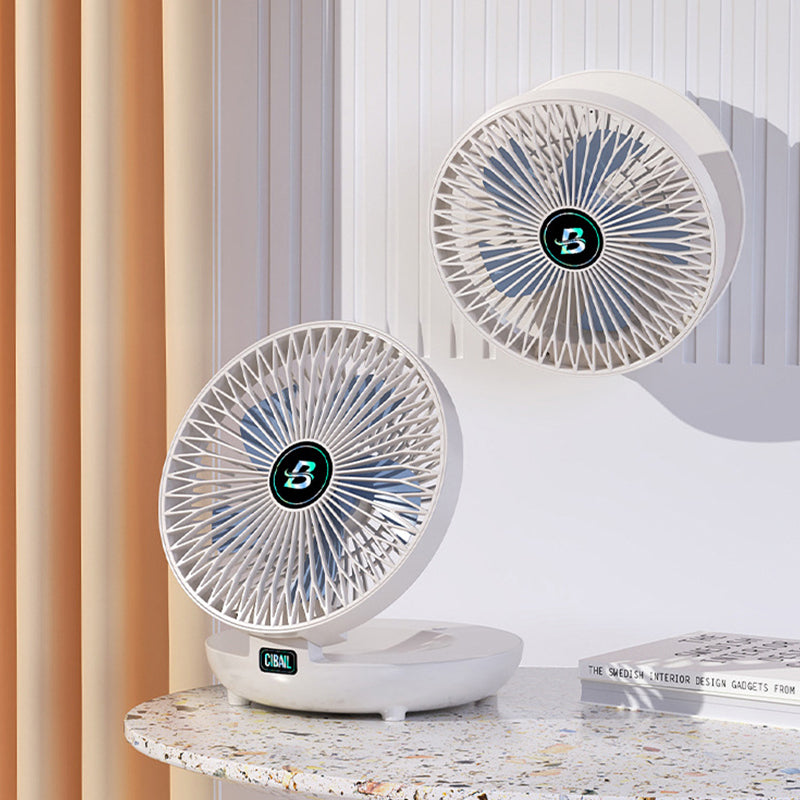 Opvouwbare Wandgemonteerde Oplaadbare Mini Ventilator