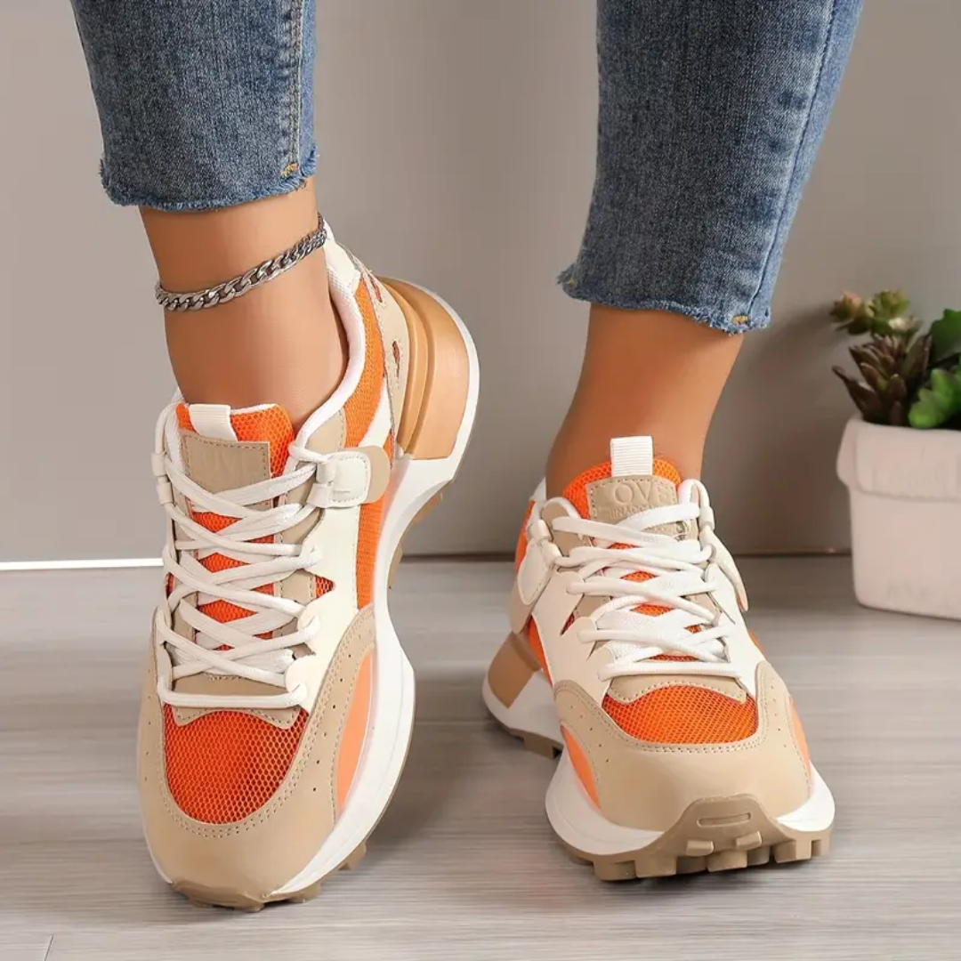 Casual Dames Color Block Sneakers