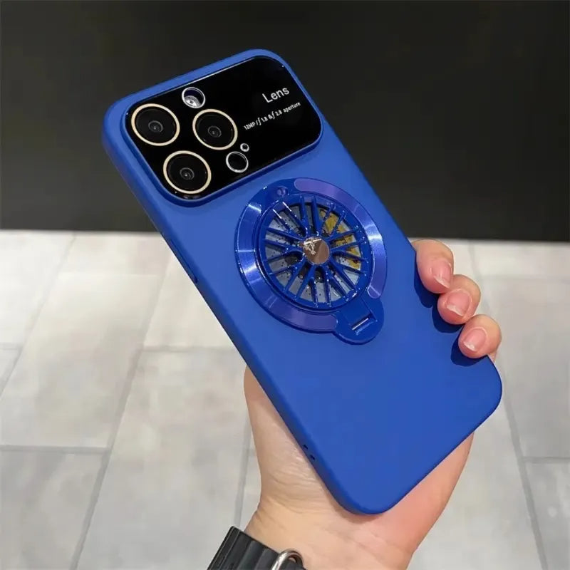 Draaibare Gyroscoop Lensbescherming Magnetisch Telefoonhoesje