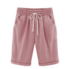 Verstelbare Taille Casual Shorts Vetersluiting voor Vrouwen