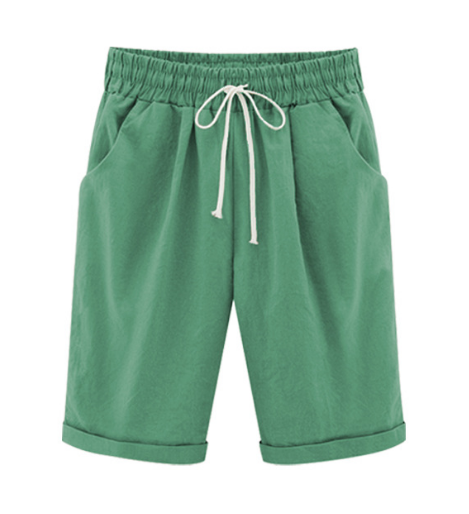 Verstelbare Taille Casual Shorts Vetersluiting voor Vrouwen