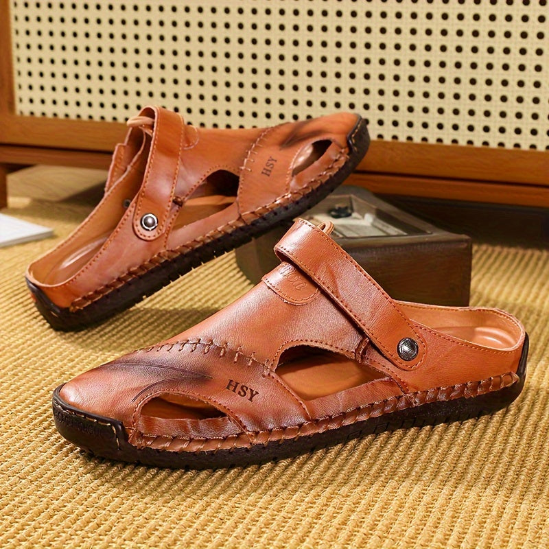 Casual Leren Sandalen Voor Mannen