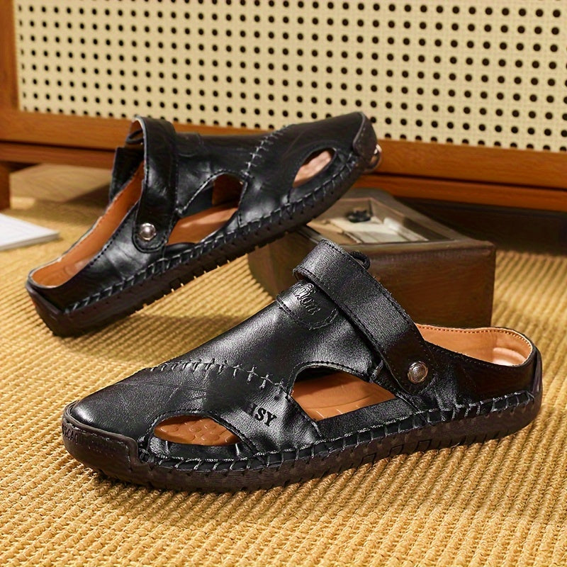 Casual Leren Sandalen Voor Mannen