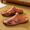 Casual Leren Sandalen Voor Mannen