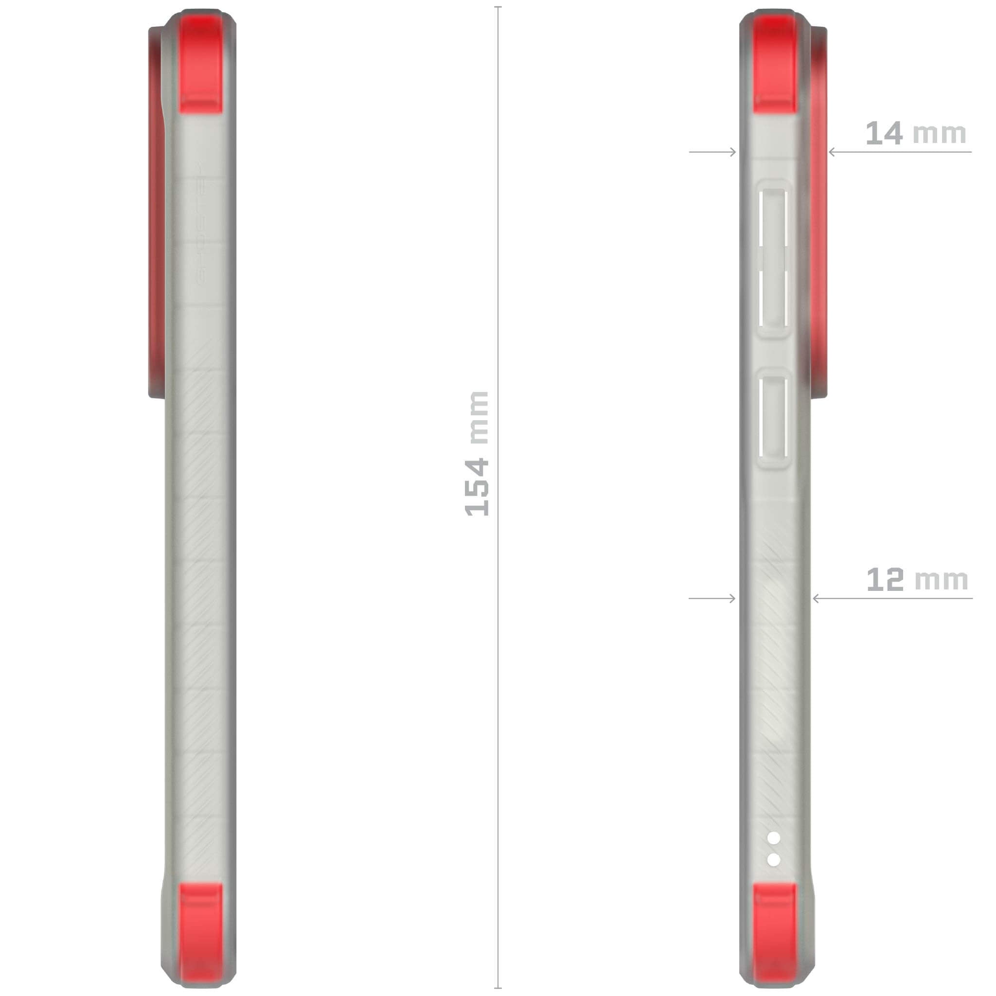 Galaxy S24 Serie Beschermend Transparant en Schokbestendig Hoesje