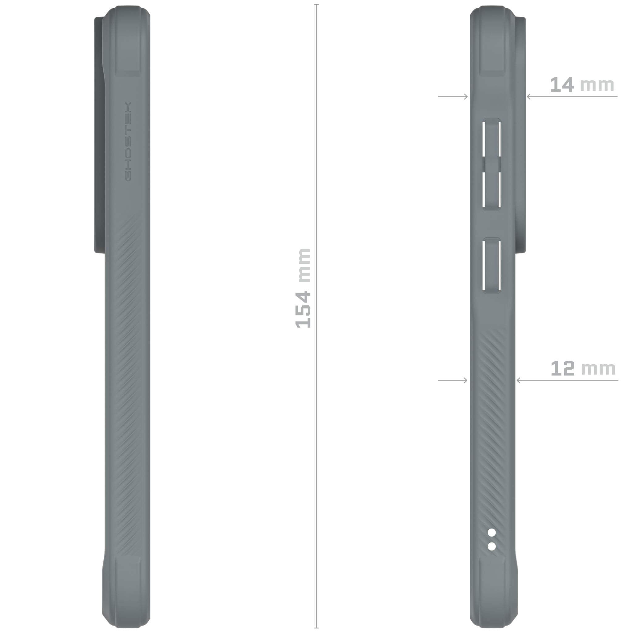 Galaxy S24 Serie Beschermend Transparant en Schokbestendig Hoesje