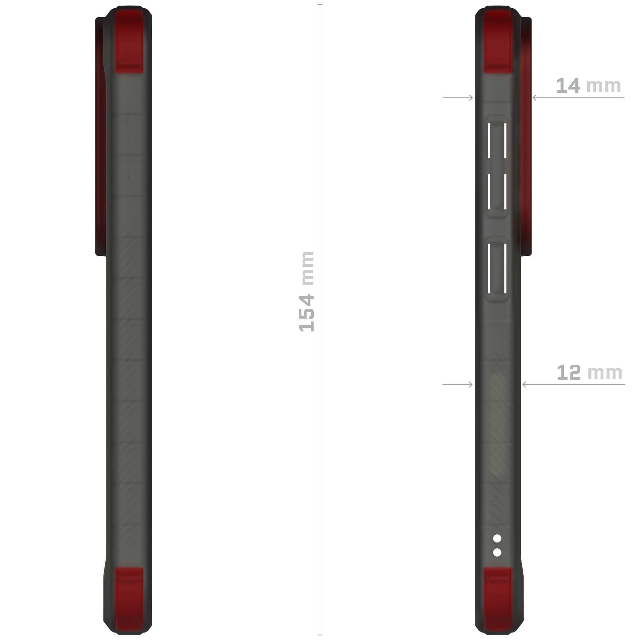 Galaxy S24 Serie Beschermend Transparant en Schokbestendig Hoesje