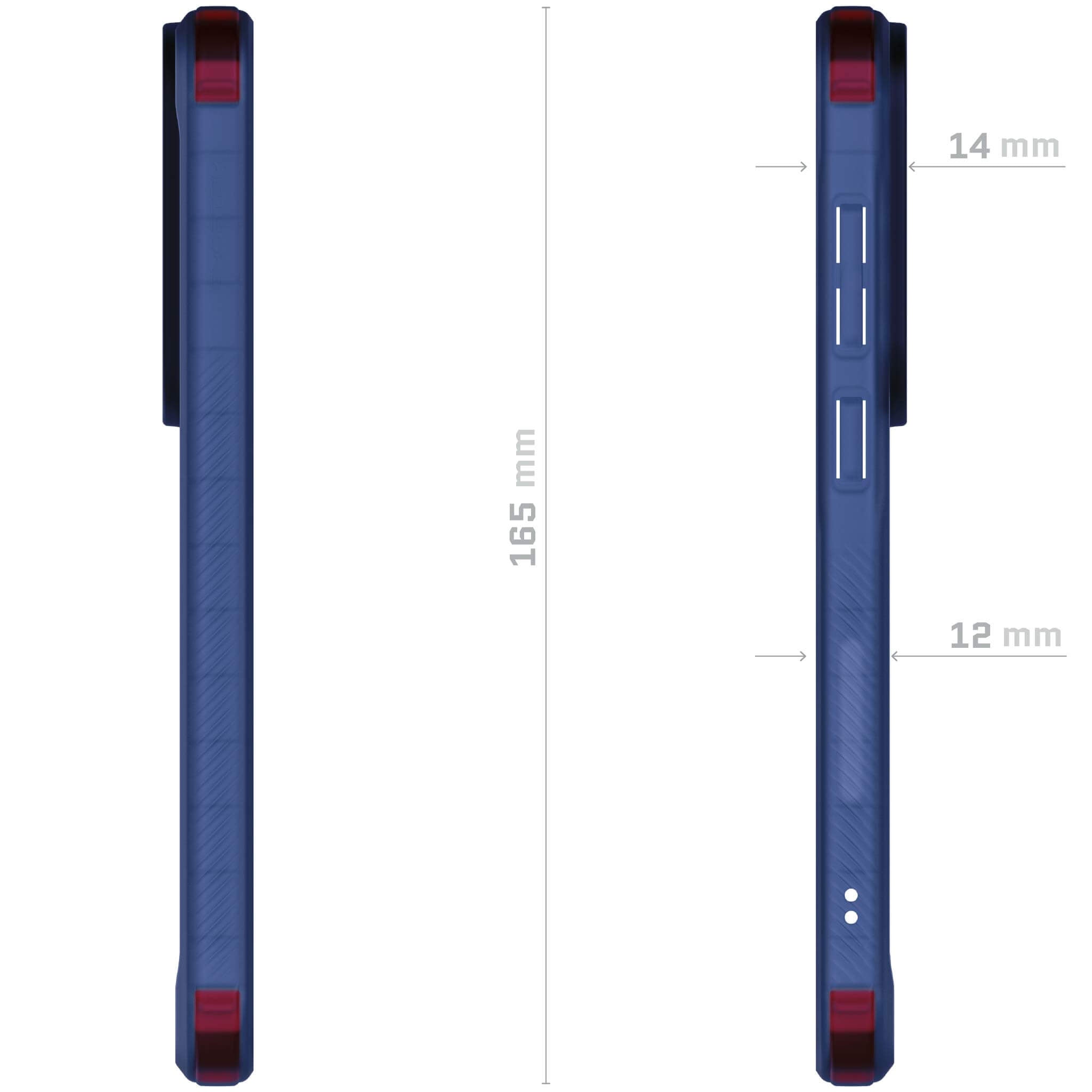 Galaxy S24 Serie Beschermend Transparant en Schokbestendig Hoesje