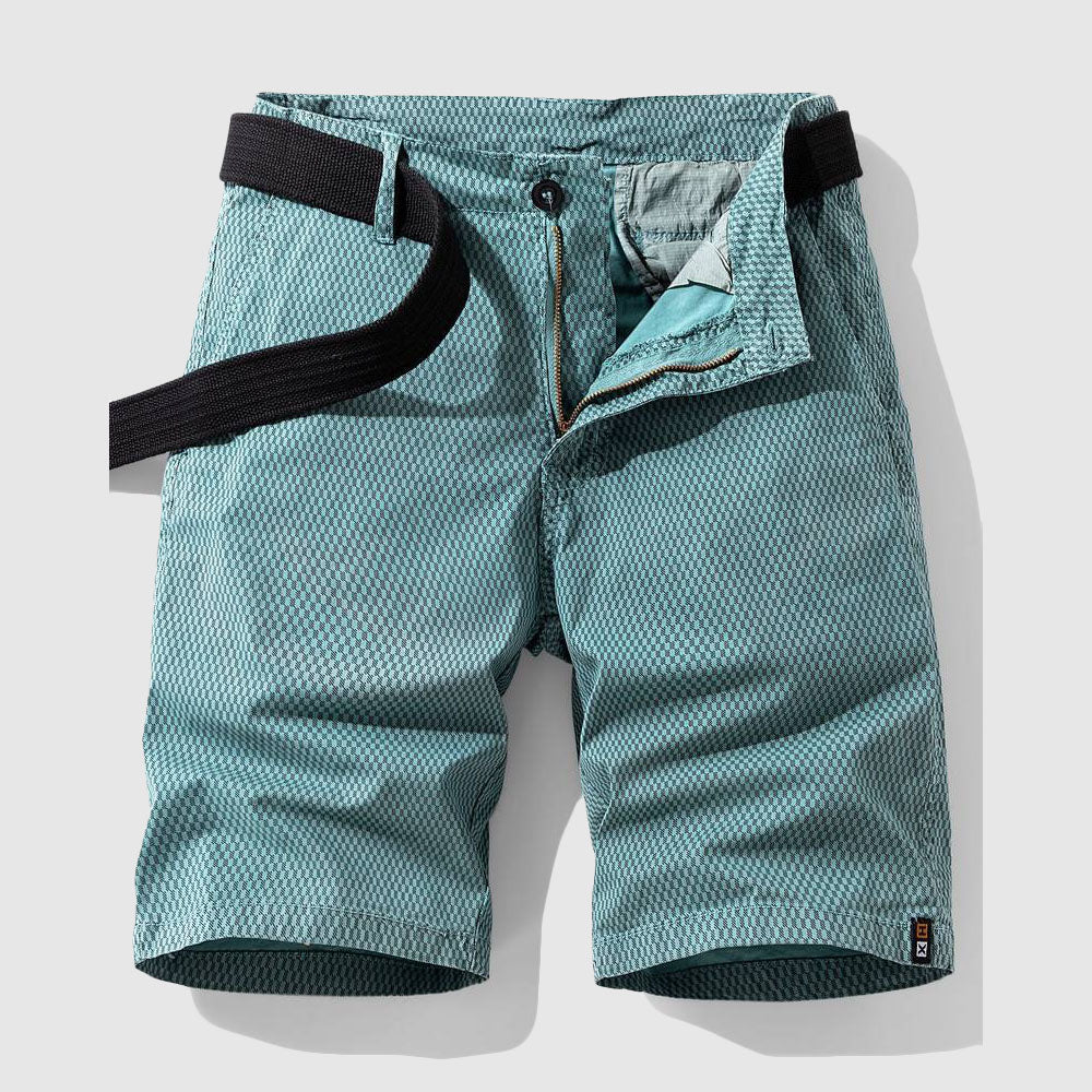 Katoenen Bermuda Cargo Shorts Voor Mannen