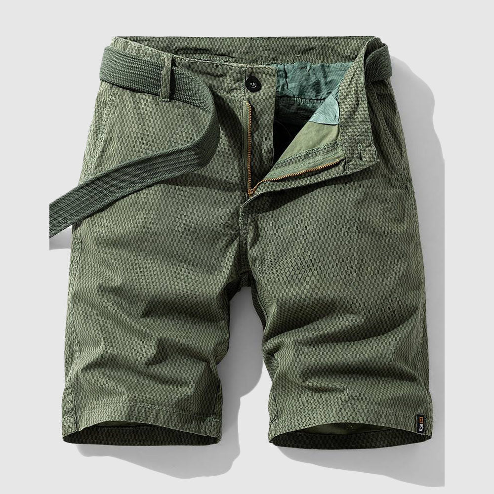 Katoenen Bermuda Cargo Shorts Voor Mannen