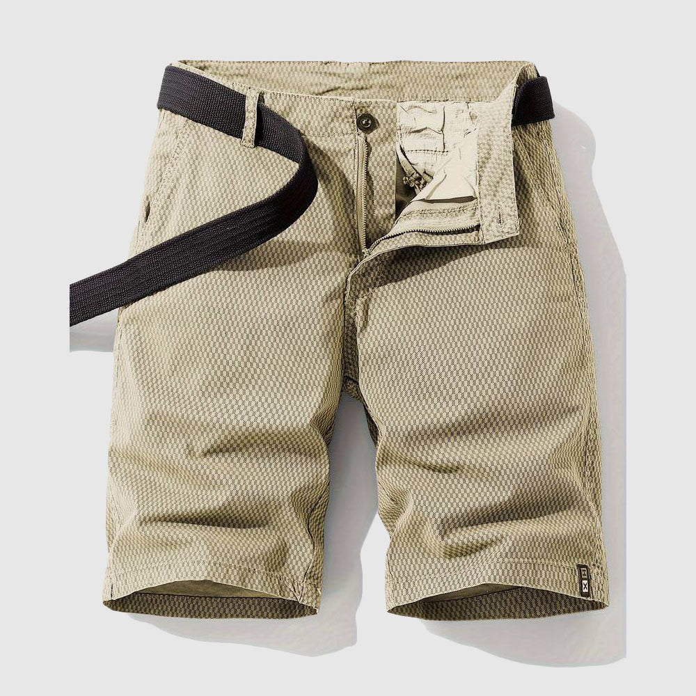 Katoenen Bermuda Cargo Shorts Voor Mannen