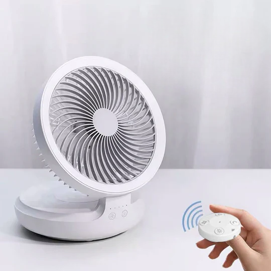 Opvouwbare Wandgemonteerde Oplaadbare Mini Ventilator