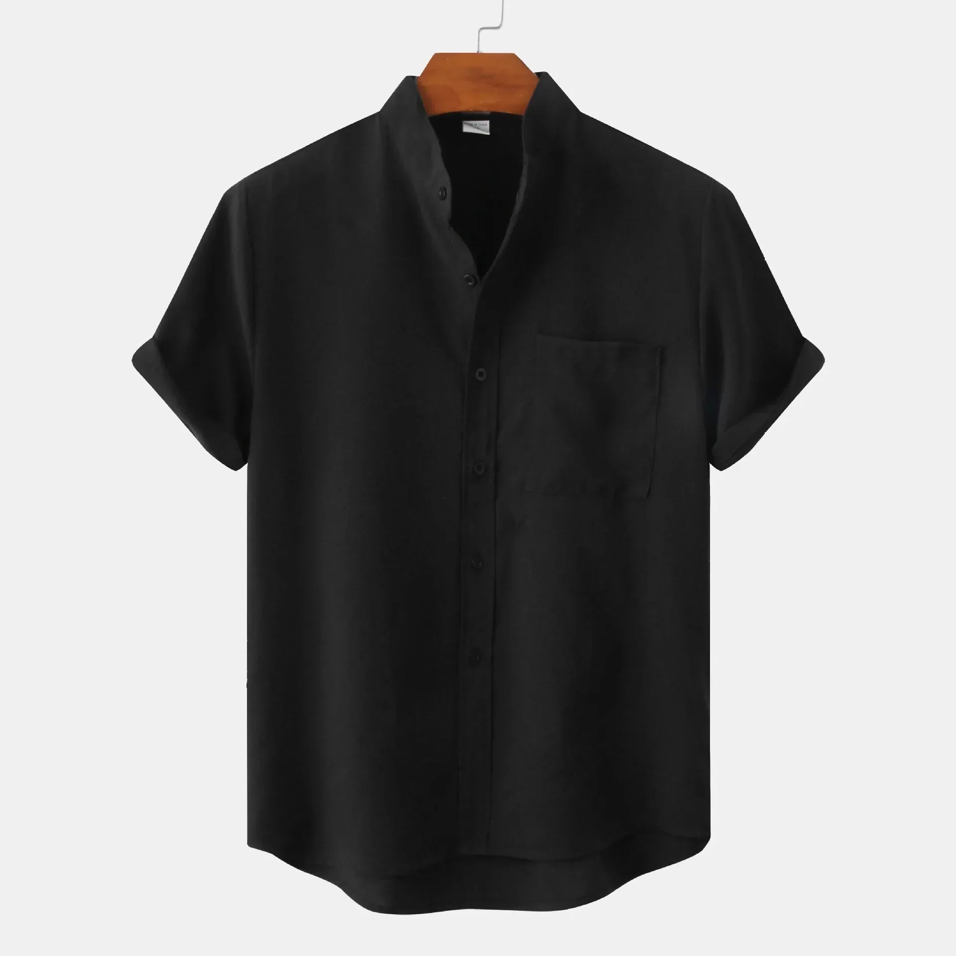 Ademend Semi-Formele Korte Mouw Shirt Voor Mannen