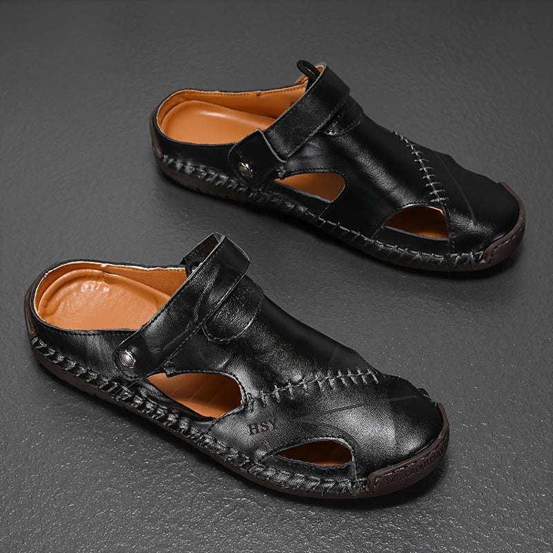 Casual Leren Sandalen Voor Mannen