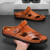 Casual Leren Sandalen Voor Mannen