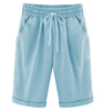 Verstelbare Taille Casual Shorts Vetersluiting voor Vrouwen