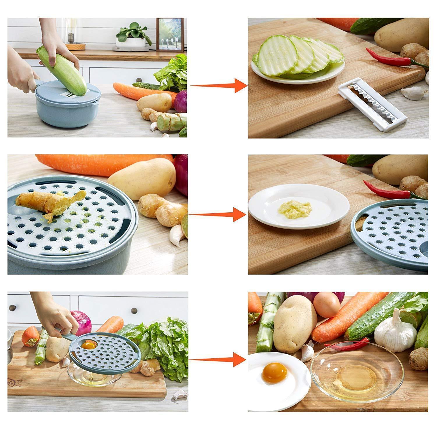 Smart Slice™ - 9 In 1 Multifunctionele Groente Snijder