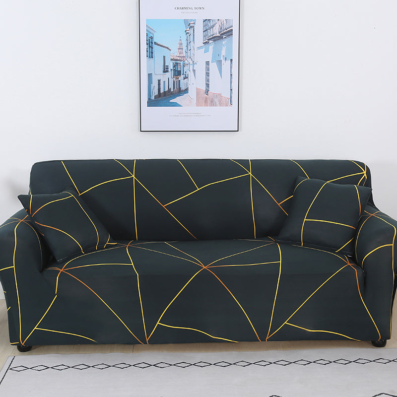 Moderne Geometrische gevormde elastische Sofa Cover