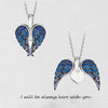 Double Angel Wing Ketting Zirkoon