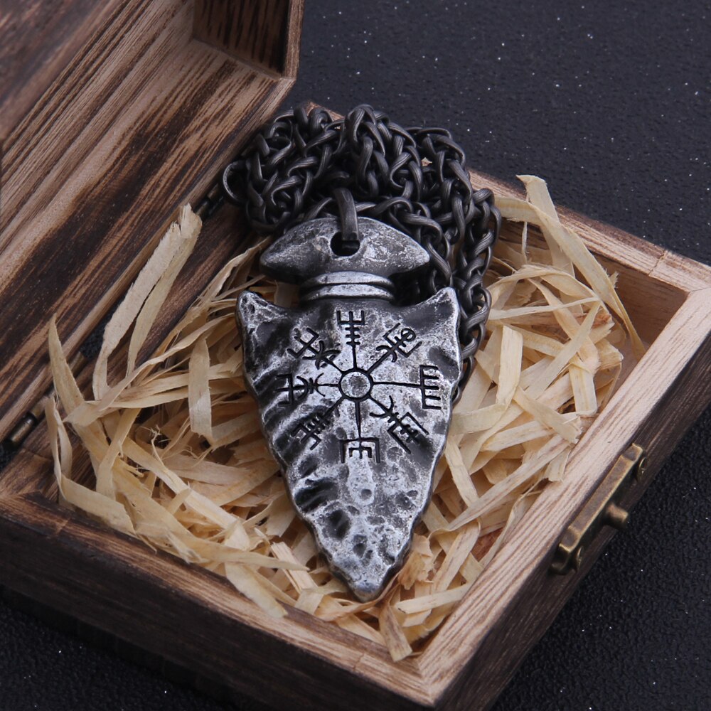 Viadore™ | "Helm of Awe" Viking Ketting + Elegante Gift Box