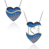 Double Angel Wing Ketting Zirkoon