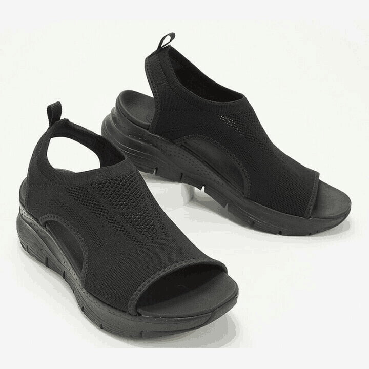 Baard en Trendy Sandalen