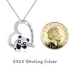 Sterling Zilver Panda Ketting