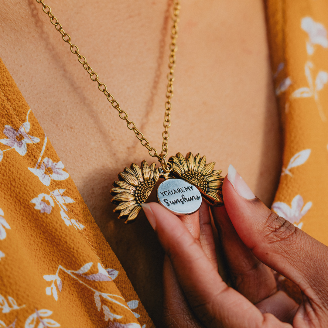 Sunflower Necklace