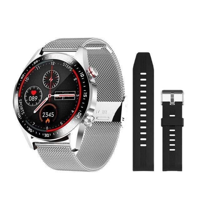 montre-connectée-lbdh-mailles-milanaises-argent